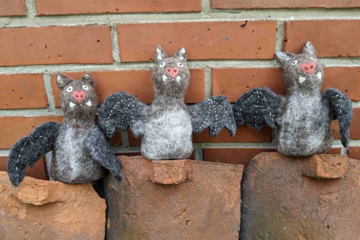 Filz Fledermaus Florian
